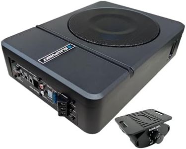 BLAUPUNKT GTHS-81PRO 8" Amplified Subwoofer 320-Watts Active Flat Compact Design