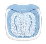 HoMedics Foldaway Luxury Foot Spa and Massager with Heater/Keep Warm Function - Soothing Vibration Massage, Clever Collapsible and Compact Design, Use with Your Favourite Bath Salts and Essential Oils