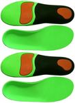 2 Pairs Arch Support Orthotic Insoles, Plantar Fasciitis Insole, Foot Orthotic Inserts with Arch Support for Treating Heel Pain and Heel Spurs (M(EU 42-44)