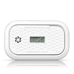 Carbon Monoxide Detector with LCD, Replaceable Battery CO Sensor - Portable Alarm Detector for Home Travel - 10 Years Protection (Battery Included),1 PACK