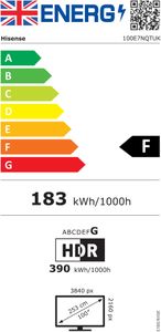 Hisense 100" 4K QLED Smart TV – Ultra HD Large Screen