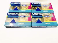 Memorex DBS 90 Single Blank Audio Cassette Tape 4 Quantity