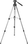 BARSKA AF10374 Deluxe Tripod Extendable to 63.4" w/Carrying Case Silver 9.9 x 3.2 x 3.2