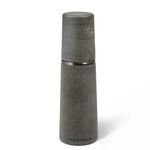 Cole & Mason Marlow Rustic Grey Wood Pepper Mill - Balanced Pepper Grinders - Refillable Spice Tools - Adjustable Peppercorn Grinder Settings - Dark Grey