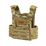 OneTigris GRIFFIN AFPC Airsoft Vest Quick-release Plate Carrier Military Breathable Tactical Vest for Paintball Airsoft Wargame CS, Camo