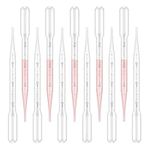 G2PLUS Plastic Transfer Pipette 3ml Washable Pasteur Pipettes Measuring Pipettors Disposable Dropper for Mixing Acrylic Paints and Lab (3 ML, 25)