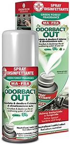 Ma-Fra, Odorbact Out Green Forest, Disinfetta e Deodora il Sistema di Climatizzazione e l'Abitacolo dell'Auto, Elimina Cattivi Odori, 150 ml