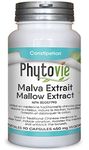 Mallow Extract Malva 450mg 90 Capsules Colon Cleanse, Stool Softener and Constipation Relief 