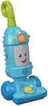 Fisher-Price Toddler Toy Laugh & Learn Light-Up Learning Vacuum Musical Push Along for Pretend Play Infants Ages 1+ Years, FNR97