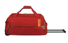 American Tourister Polyester 65 Cms Travel Wheel Duffle Carry-On Luggage (Red), 32 Centimeters
