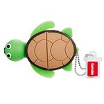 GARRULAX USB Flash Drive, 8GB / 16GB / 32GB USB 2.0 Cute Shape USB Memory Stick Date Storage Pendrive Thumb Drives Gift for Kids Children Collegue Student (32GB, Tortoise)