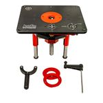 JessEm 02120 Mast-R-Lift II Universal Router Lift – Precision Router Table Lift with Built-in Locking System, Fits Most Fixed Base Routers, Smooth Height Adjustment for Woodworking