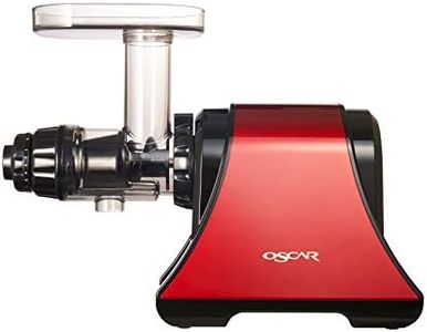 Extracteur de Jus Oscar Neo DA 1200, Slow Juicer - Extracteur de Jus Horizontal, Pression à froid pour Jus de Fruits, Légumes, Herbe de Blé - Extracteur Lent Masticateur, Moteur Silencieux - Sans BPA