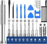 23IN1 Triwing Screwdriver Kits Compatible for Nintendo, JoyCon, Xbox One, PS4 with T6 T8 T10 Security TorxTR Screwdriver Game Bit Compatible for Switch Lite, NES, GBA, Xbox Controller Repair Tool Set