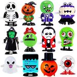 12 Pack Halloween Wind Up Toys, Halloween Toys Assortment Gift for Kids Party Favors Halloween Jumping Toys Party Favor Funny Toy for Boys Girls Children Goodie Bag Fillers