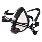 Trend Air Stealth Lite Pro Respirator Dust Mask, Reusable Lightweight Frame & Replaceable Mask Filter, STE/LP/ML, Black