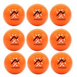 SUPERIORNET 9 Pack 3" Weighted Training Baseballs & Softballs / 16 oz Heavy Balls for Hitting and Pitching