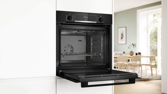 Bosch Series 4 Single Oven, 60cm – Black Electric Built-In