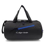 Jager-Smith Polyester Gym Bag/Unisex Gym Bags/Adjustable Shoulder Bag/Duffle Gym Bags for Men/Carry Accessories/Fitness Bag/Sports &Travel Bag/Gym kit Bag/Foldable Gym Bag with Shoe Compartment