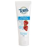 Tom's of Maine Children's Silly Strawberry Natural Fluoride Free Toothpaste – Anticavity Fluoride Toothpaste for kids – All Natural Fruity Flavor toothpaste, Strawberry Toothpaste kids 90 mL