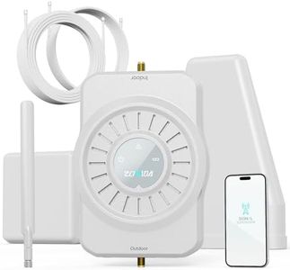 Cell Phone Booster for Home Office Multi-Room, Cell Phone Signal Booster for All U.S Carriers, 4500 sq ft, Verizon Cell Signal Booster 5G for AT&T, T-Mobile 72dB Gain Antennas 2026 Upgrade 5S Ultra