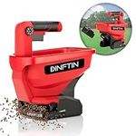 Dinftin Handheld Seed Spreader for Milwaukee M18 Li-ion Battery,Available Year-Round，Grass Seeds, Rock Salt and De-icer Out-Doors