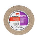 3M Metal Building Facing Tape 1537CW, White, 72 mm x 45.7 m, 16 Rolls per case