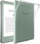 Clear Case for 6.8" All-New Kindle Paperwhite (11th Generation-2021) and Kindle Paperwhite Signature Edition,Lightweight Silicone Slim Rubber TPU Back Cover - Transparent (Clear)