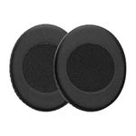 kwmobile Ear Pads Compatible with Sennheiser HD2.01 / HD2.20S / HD2.30I / HD2.30G Earpads - 2x Replacement for Headphones - Black