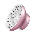 GIHALI Universal Hair Diffuser “Super Sturdy” 4.4-6.6 cm for Natural Curly and Wavy Hair, Hair Dryer Attachment (Rose Gold)