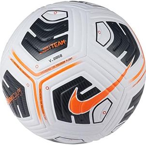 Nike Academy ballon Mixte - BLANC/NOIR/ORANGE TOTAL - 5