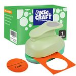 UCEC Paper Punch, 1 Inch Circle Punch Paper Punches Craft Hole Punch Handmade Paper Punch for Crafting Scrapbooking Cards Arts Fun Projects