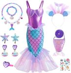 TOLOYE Mermaid Costume Kids,Mermaid