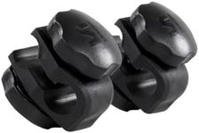 SLEEFS Football Helmet Visor Quick Clips [1 Pair of Clips + 1 Pair of Screws] - Black - Universal Fit, Quick-Release Clips - No Tools Required