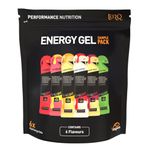 Torq Energy Gel Sample Pack of 6 - Ultimate On The Go Quick Release Energy - 30g of Carbohydrates - Running/Cycling/Sports Gels - Taster Pack - Natural & Vegan