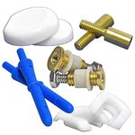 Danco 10770 Toilet Closet & Tank Gaskets, Adjustment is 1" to 3", Brass