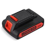 ORHFS LBXR20 20V 3.0Ah Replacement for Black and Decker 20V Lithium Battery Max LB20 LBX20 LBXR20-OPE LBXR2020-OPE LB2X4020-OPE LBXR20B-2 LST220 LST300 Cordless Power Tool 1 Pack