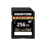 Gigastone 256GB SD Card, Camera Extreme, A2 V90 U3 SDXC Memory Card High Speed UHD Video Compatible with Canon Nikon Sony Panasonic Digital Camera, with 1 Mini case