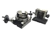 MILLING INDEXING 4"/ 100 MM ROTARY TABLE QUALITY PRECISION HORIZONTAL VERTICAL WITH SUITABLE TAILSTOCK, & ROUND VICE/VISE (WITH 80 MM ROUND VICE)