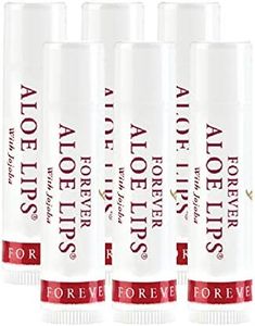 Forever Living Products Aloe Lips, Chapstick, balsamo per le labbra, molto curativo, confezione da 6
