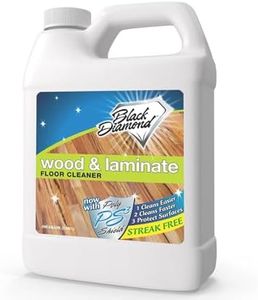 Black Diamond Laminate Floor Cleaner and Hardwood Floor Cleaner Spray - Versatile Solution Safe for Vinyl Floor Cleaner, Wood Floor Cleaner and Polish, and Engineered Hardwood Floor Polish. 1-Gallon.