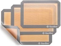 Fine Dine-Silicone baking mat set of 3-gray