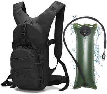 RAPIDSKY Tactical Hydration Backpack, 3L Lightweight Water Bag, Hiking Backpack with Water Bladder for Men, Women, Cycling, Running, Hunting