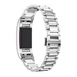 AISPORTS Compatible for Fitbit Charge 2 Strap for Women Men, Fitbit Charge 2 Strap Stainless Steel Metal Butterfly Buckle Sport Wristband Bracelet Replacement Strap for Fitbit Charge 2 Fitness Tracker