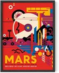 HAUS AND HUES Explore Mars Poster - NASA Print Space Posters Visions Of The Future Posters Nasa Artwork Spacex Poster Sci Fi Print Space Poster Nasa Jpl Poster Exploration Wall art UNFRAMED 12”x16”