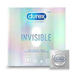 Durex Invisible Ultimate Thin Condoms, 16ct