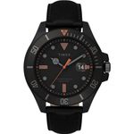 TIMEX Men Black Round Brass Dial Analog Watch- TW2V42300UJ