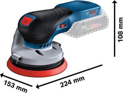 Bosch 18V Cordless Orbital Sander – Compact Power Tool
