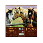 SunsOut Jigsaw Puzzle 1000 pieces - Cynthie Fisher - Horse Fence