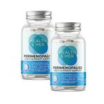 Health & Her Perimenopause Supplements for Women - Support During Perimenopause (The Early Stage of Menopause) - 2 Month Supply of 120 Perimenopause Vitamin Capsules - Vegan - Gluten Free